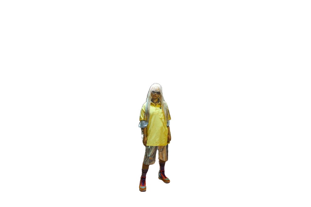 SUZIE VROWN standing in a yellow shirt